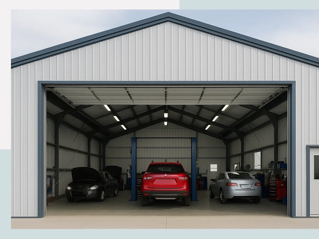 Ангары из сэндвич панелей от 624 руб. в Рыбинск