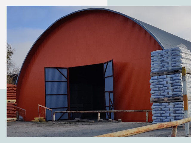 Полукруглые ангары по цене от 624 руб. в Рыбинск