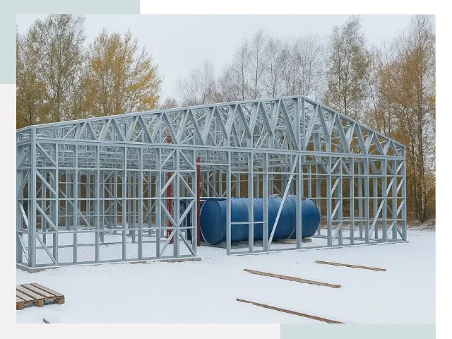 Металлические ангары в Рыбинске