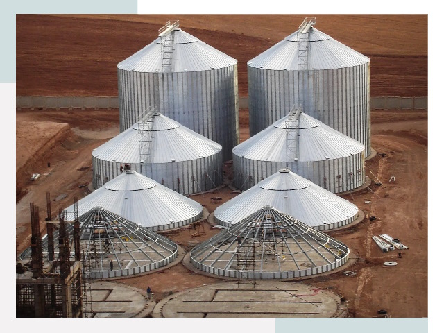 Строительство зерновых силосов в Рыбинске