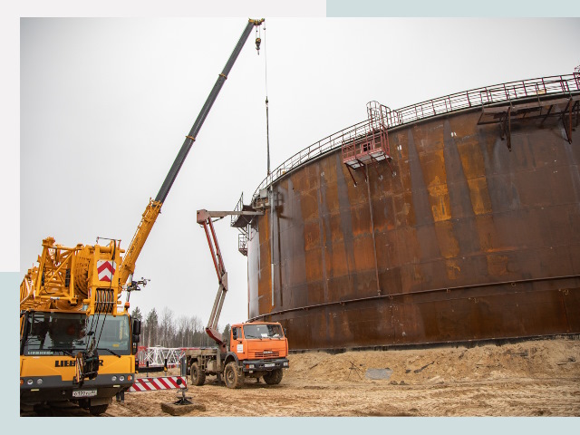 Монтаж резервуаров в Рыбинске от 624 руб. за м³