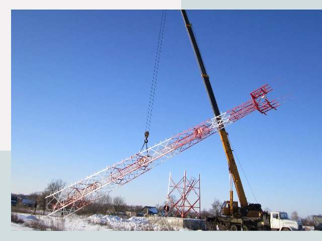 Строительство башен связи в Рыбинске от 624 руб.