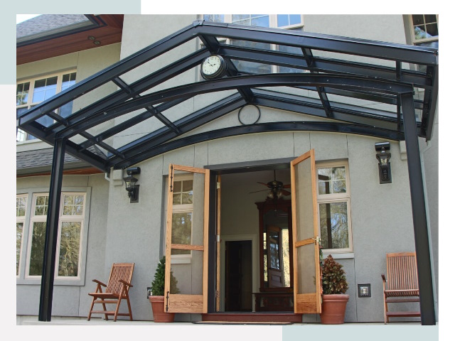 Козырьки металлические в Рыбинске