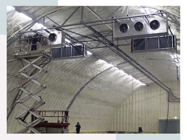 Оснащение ангаров в Рыбинске