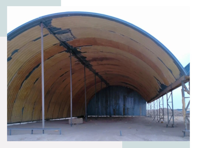 Реконструкция ангаров в Рыбинске