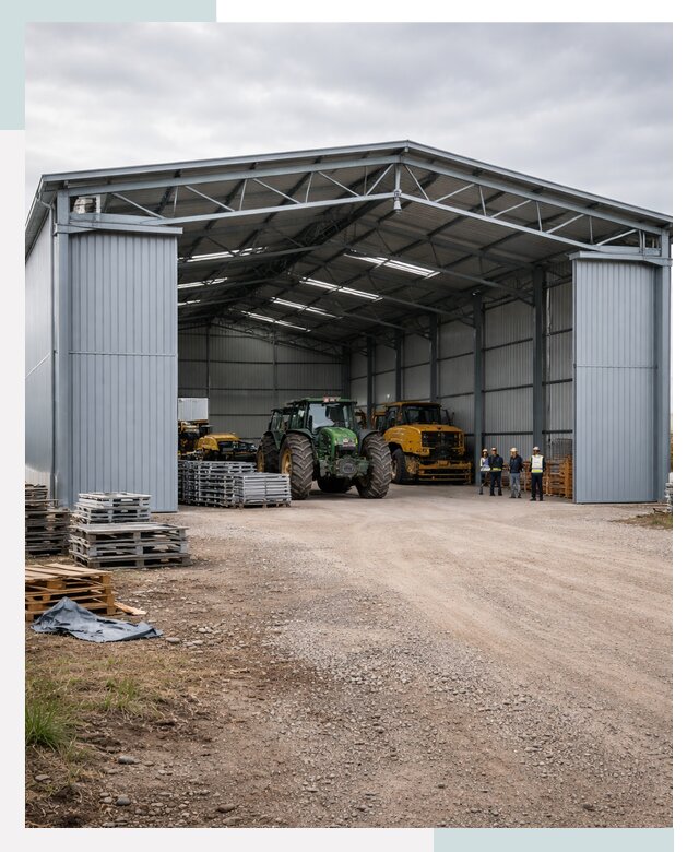 Ангары для сельхозтехники в Рыбинске от 20816 р. | СтальСтрой-Рбн