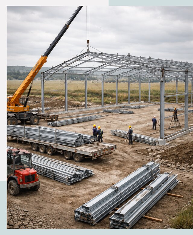 Строительство ангаров для сельхозтехники в Рыбинске под ключ