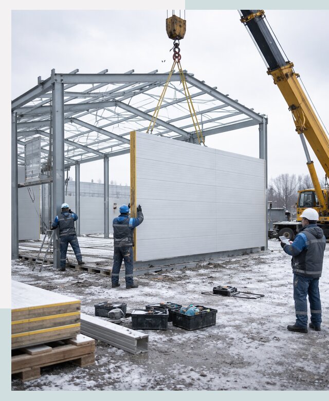 Строительство холодильных складов под ключ в Рыбинске