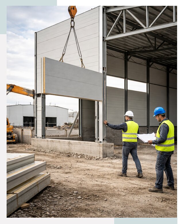 Склад из сэндвич панелей под ключ в Рыбинске от 9888 р. | СтальСтрой-Рбн