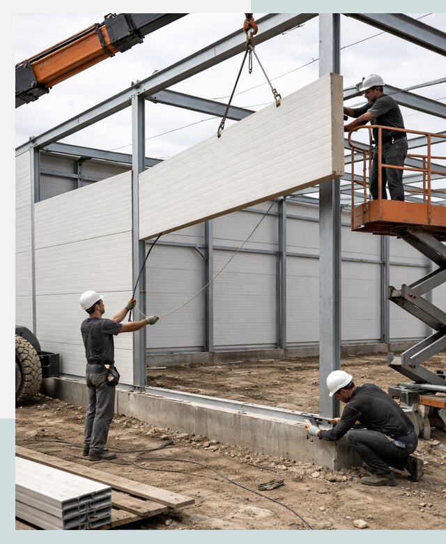 Строительство складов из сэндвич панелей в Рыбинске под ключ