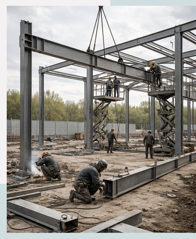 Строительство выставочных павильонов из металлоконструкций в Рыбинске